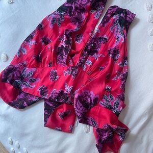 Free People Seraphina Halter Top in Pink Size Small ALL SOLD OUT